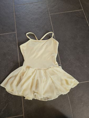 Tanzkleid, Ballett Kleid gelb Grösse 8-10