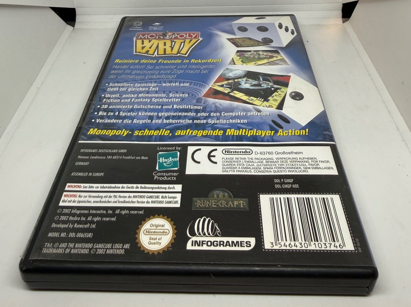 Nintendo Spiele: Monopoly Party Gamecube – Gebraucht aus Dietlikon von NESFEVER 1