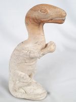 Dinosaurier-Figur aus Stein (Speckstein-Stil)