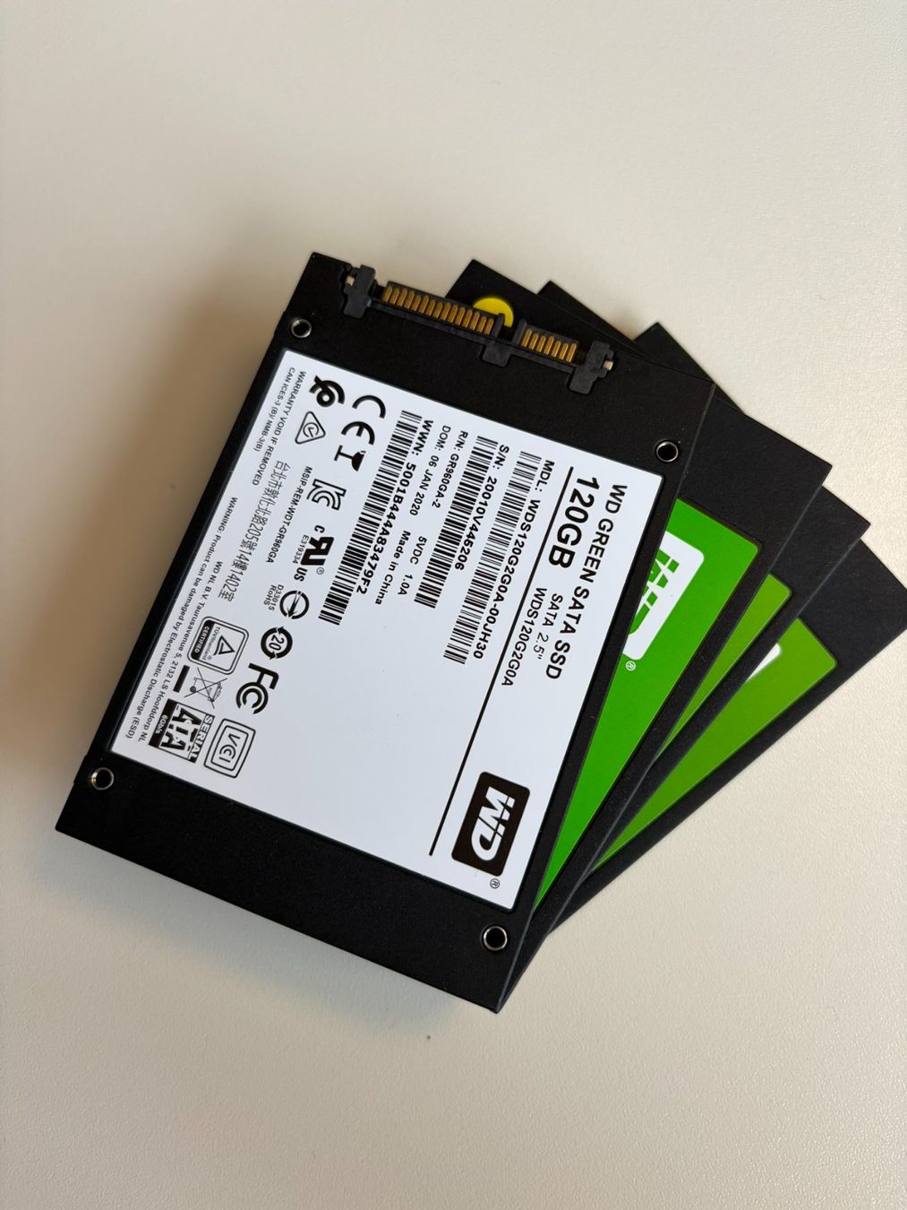 Western Digital Dischi rigidi: WD Green SATA SSD 120GB – Usato da St-Blaise venduto da PaniproSA 1