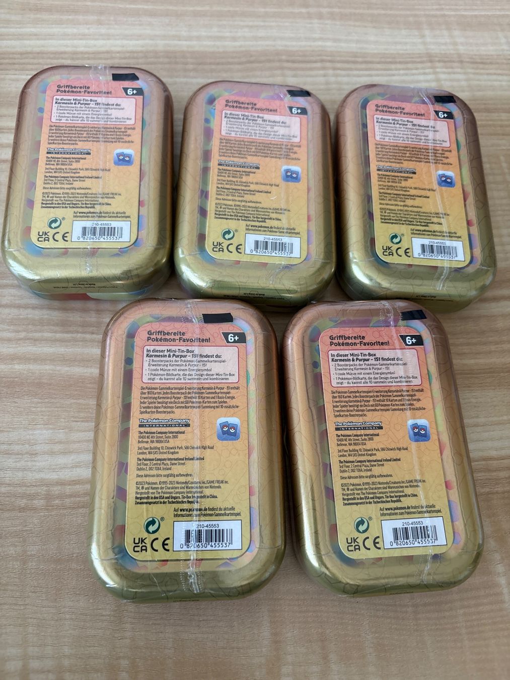 Pokémon Sammelbilder & Trading cards: Pokémon 151 5x Mini Tin Sealed DE – Neu (gemäss Beschreibung) aus Killwangen von future_gohan 1