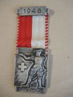 1948 Schützenfest Auszeichnung Medaille Kranz Feldschiessen