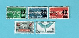 1935 Flugpost Aushilfeausgabe