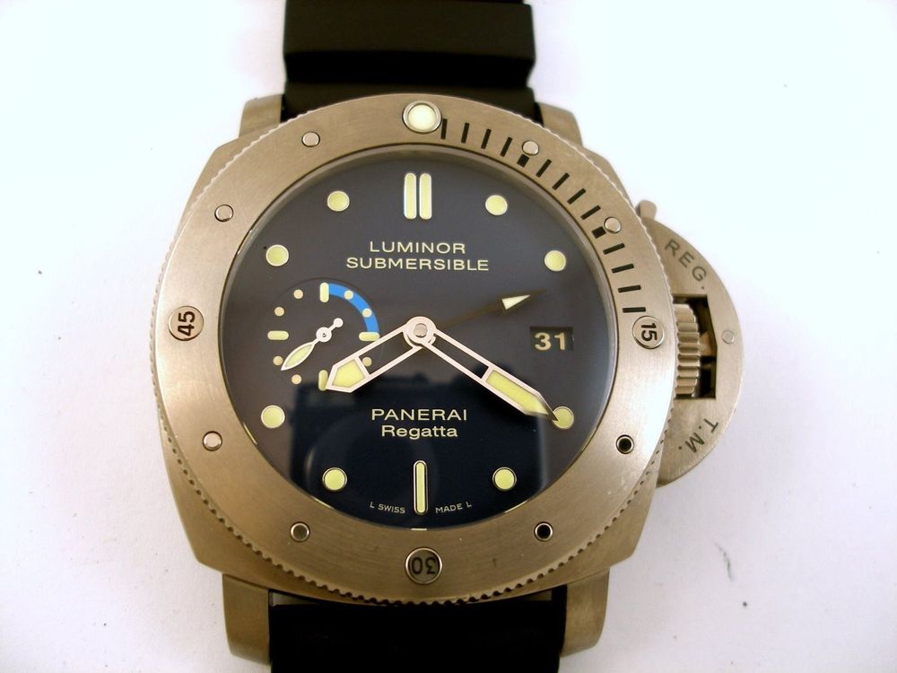 PANERAI REGATTA GMT PAM 371 SUBMERSIBLE 300M TITAN TAUCHER