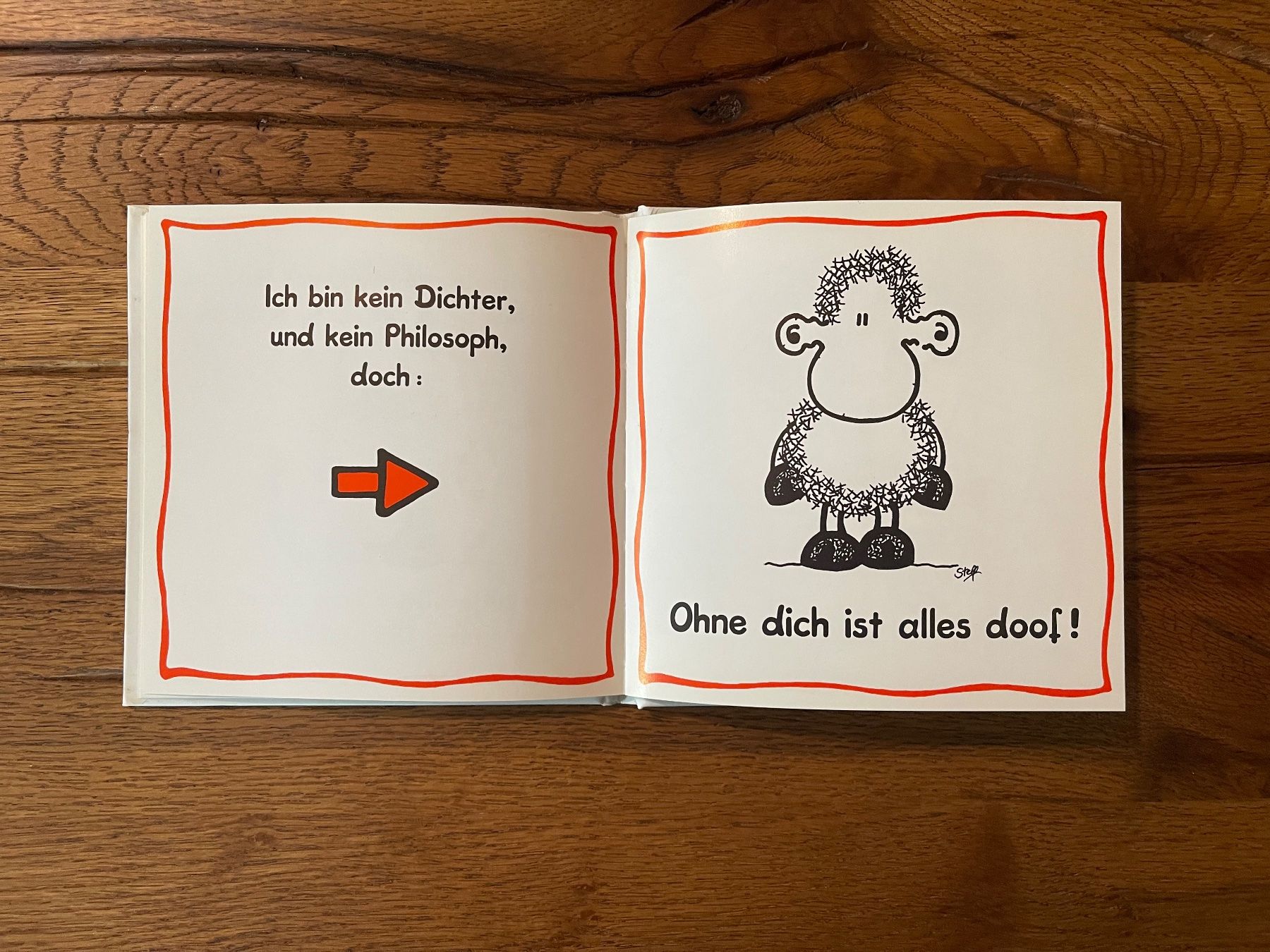 Bücher: Steff Büechli "Ohne dich ist alles doof!" – Gebraucht aus Zuerich von Dorsi 2
