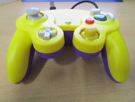 Game Cube Controller Joypad Wario yellow purple gelb/violett