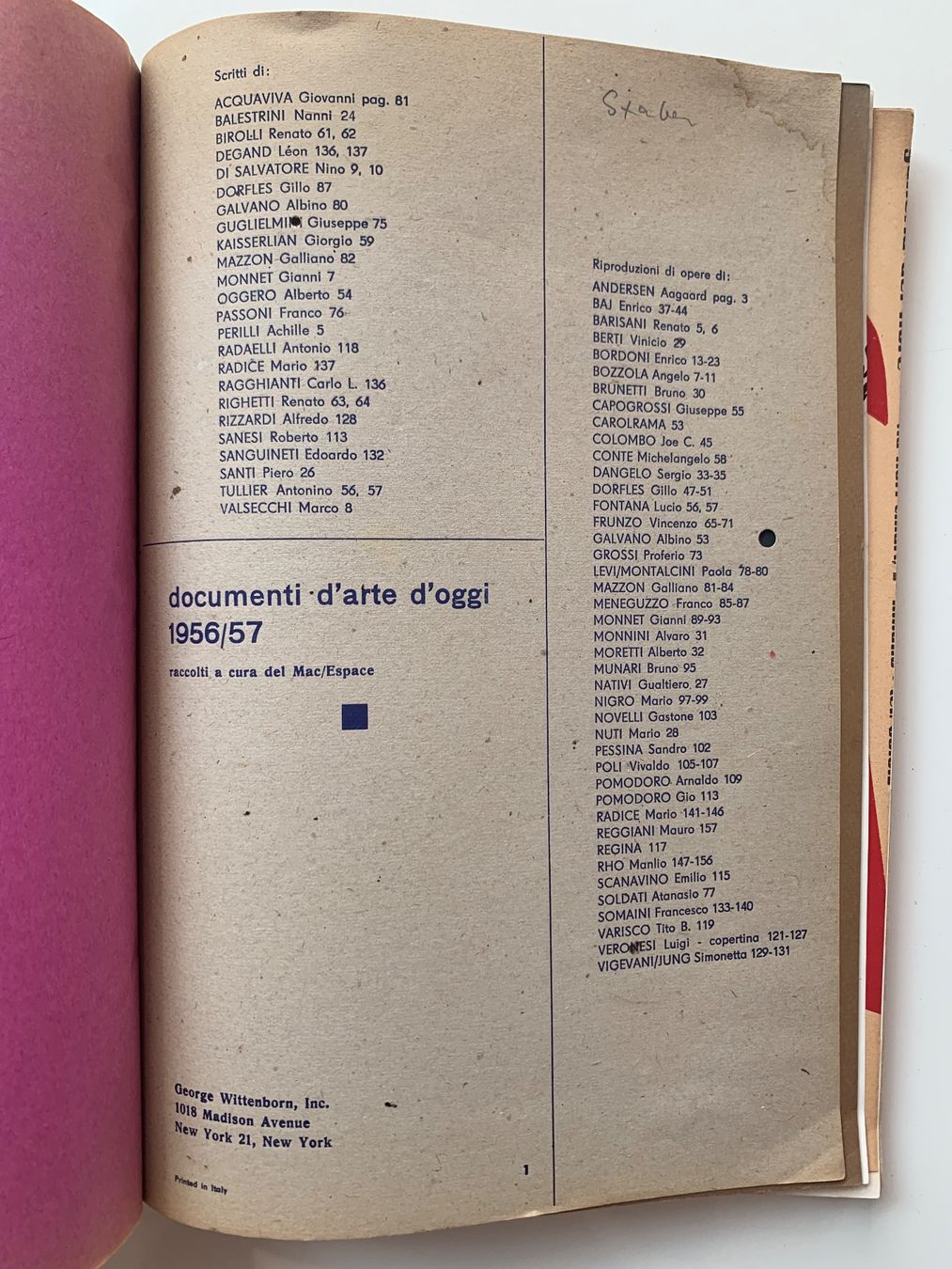 Libri: Documenti d'arte d'oggi – Usato da Zürich venduto da ZuercherBrockenhaus 7