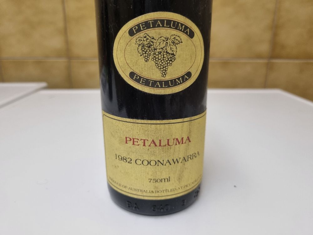 Vin rouge PETALUMA 1982 Coonawarra, Australie 🍷 Rare! (Neu und ...