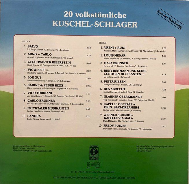 Vinyles: 6x LP’s Schlager-Sampler – D'occasion à Grüningen par azulmarron 6