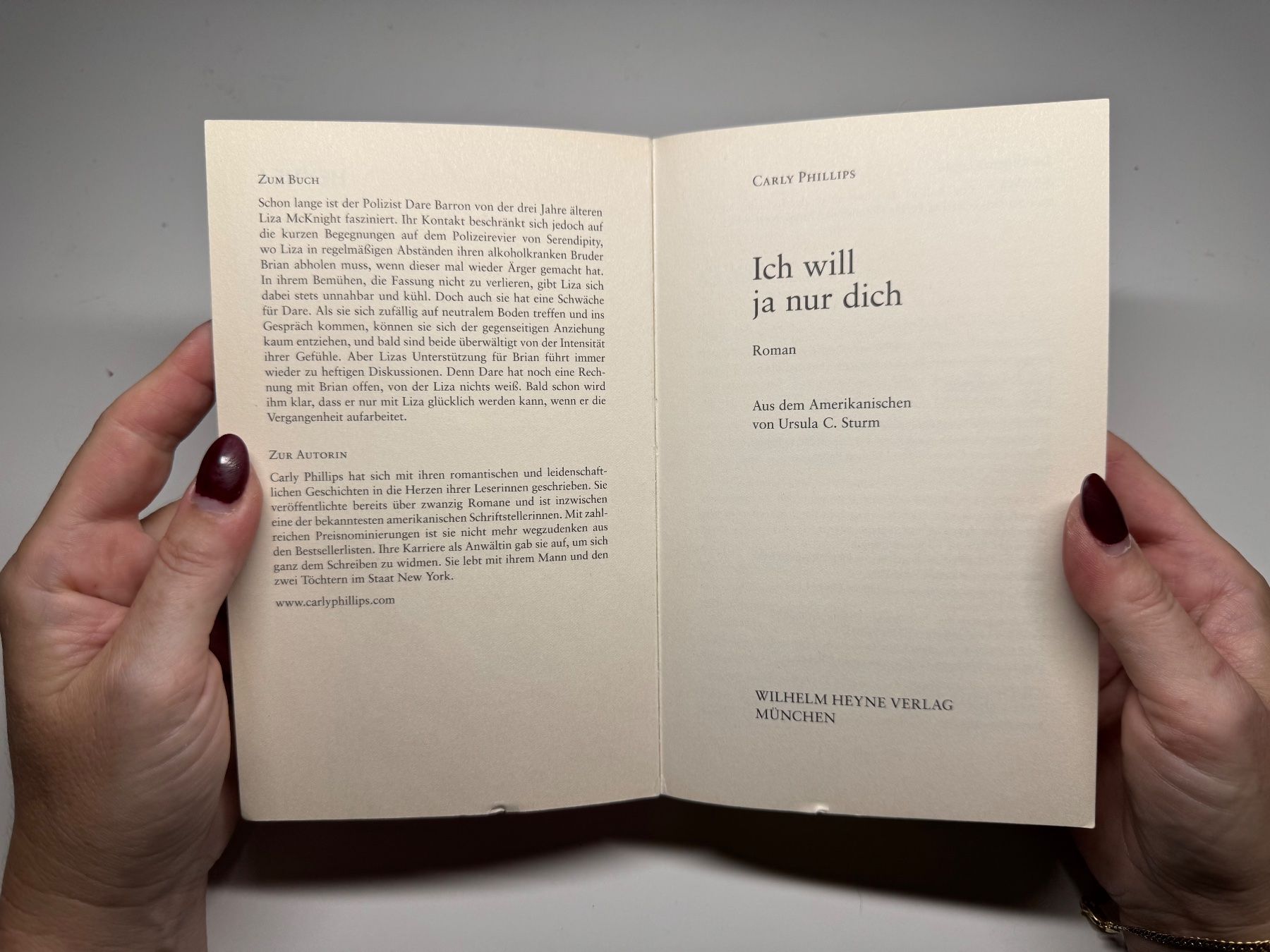 Livres: ROMAN: Carly Phillips, Ich will ja nur dich! – D'occasion à Grosswangen par Deutsche_Romane 2