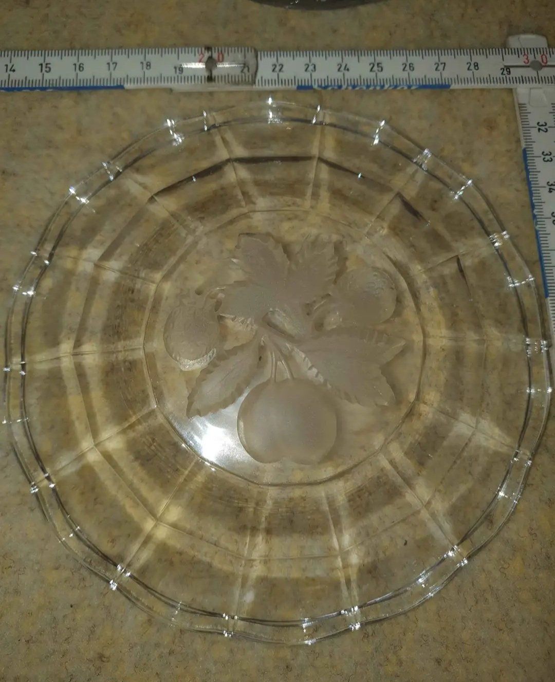 Piatti: 6 piattini in vetro con decoro centrale – Usato da Melano venduto da H-Sara 4