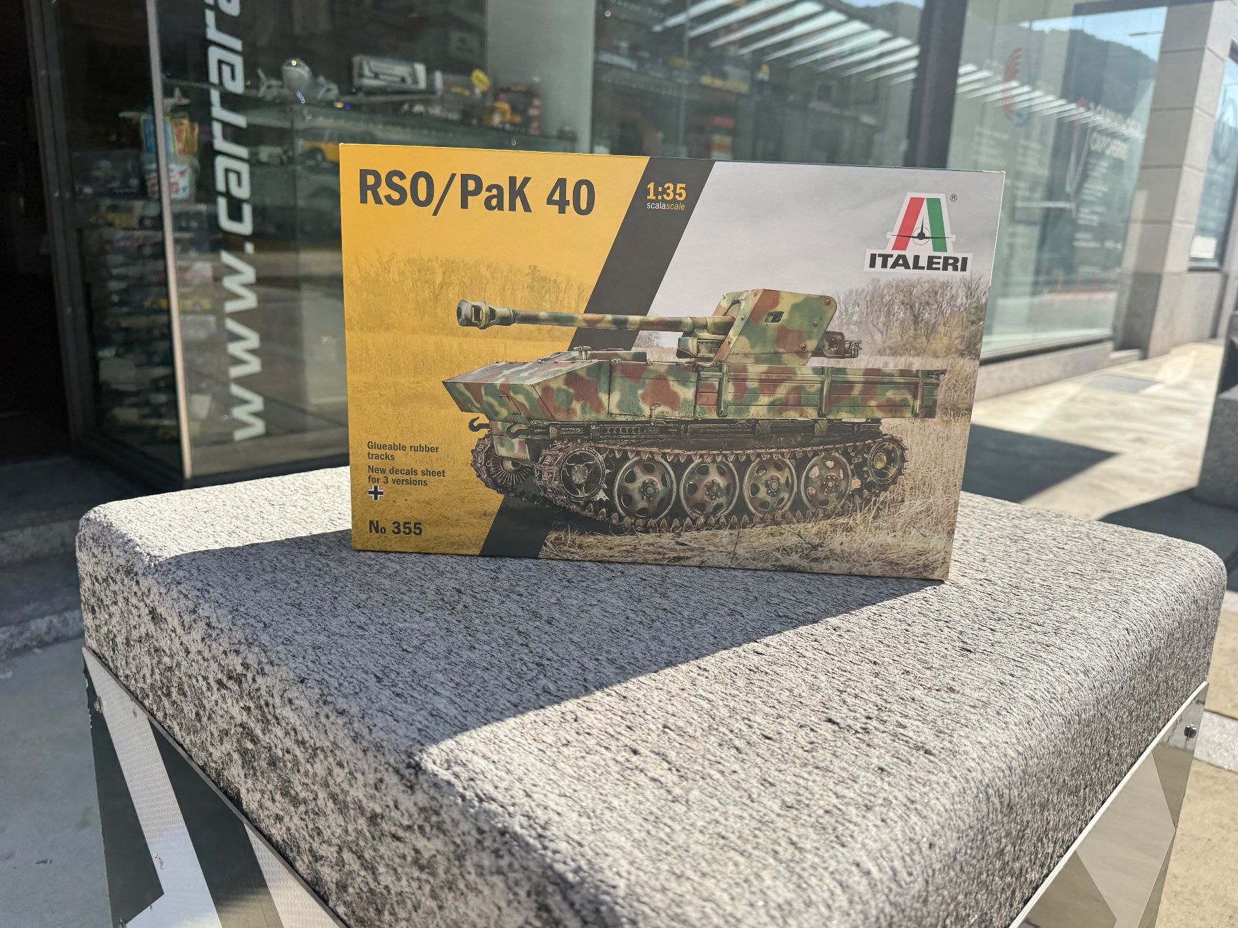 Italeri Kit di modellismo & Modellini statici: Italeri 1:35 355 RS0 / PaK 40 Panzer – Nuovo e nell'imballaggio originale da Chiasso venduto da Carrara-Modellismo