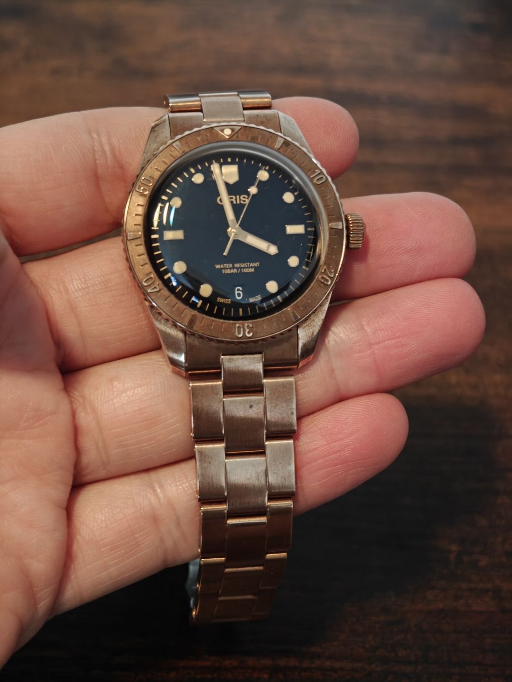 Oris Orologi: Oris Divers Sixty-Five Bronze, gebraucht mit Box. – Usato da Luzern venduto da val_bb7g 2