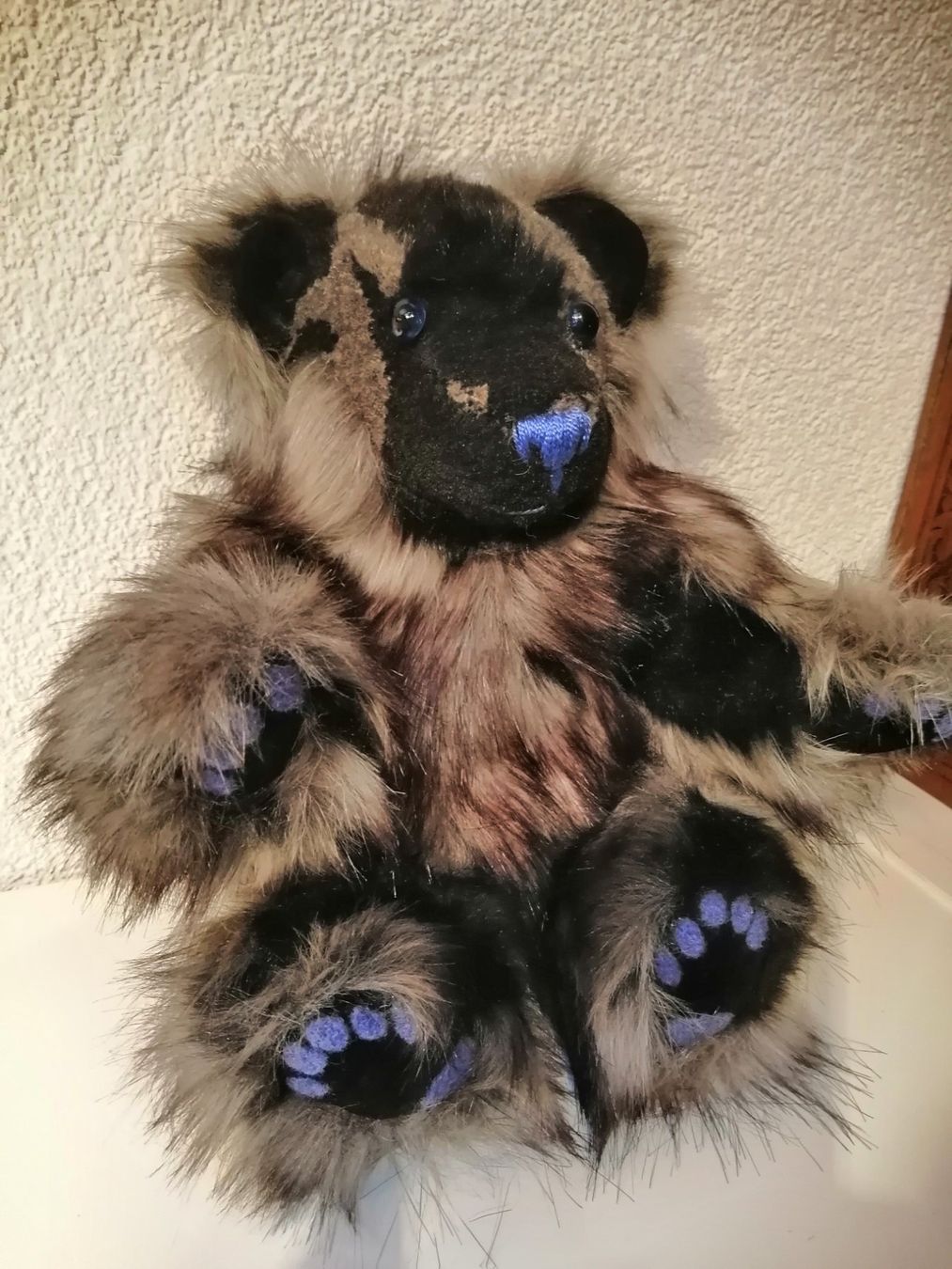 Bambole: Hübscher TEDDY, Teddybär handmade – Usato da Nunningen venduto da silvermoon68 2