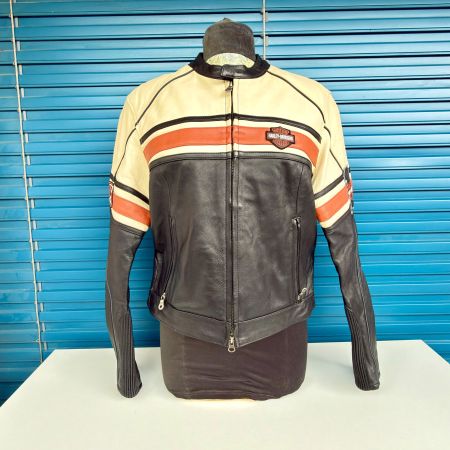 Veste en cuir Harley-Davidson - Taille L - Style motard