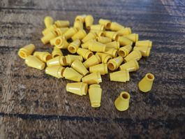 lego 4589 lot de 50 pièces Yellow Cone 1 x 1