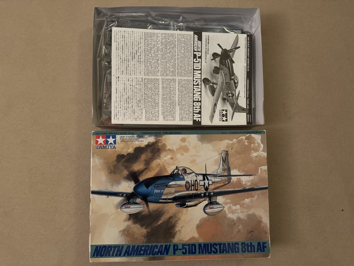 Tamiya Kit di modellismo & Modellini statici: Tamiya p 51D Mustang – Nuovo (secondo la descrizione) da Sissach venduto da D.Siech 1
