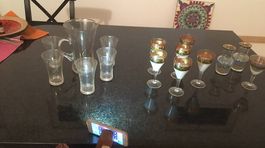 Set bicchieri vintage 