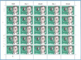 K'Bogen 1977  Flugpioniere  Walter Mittelholzer   postfrisch