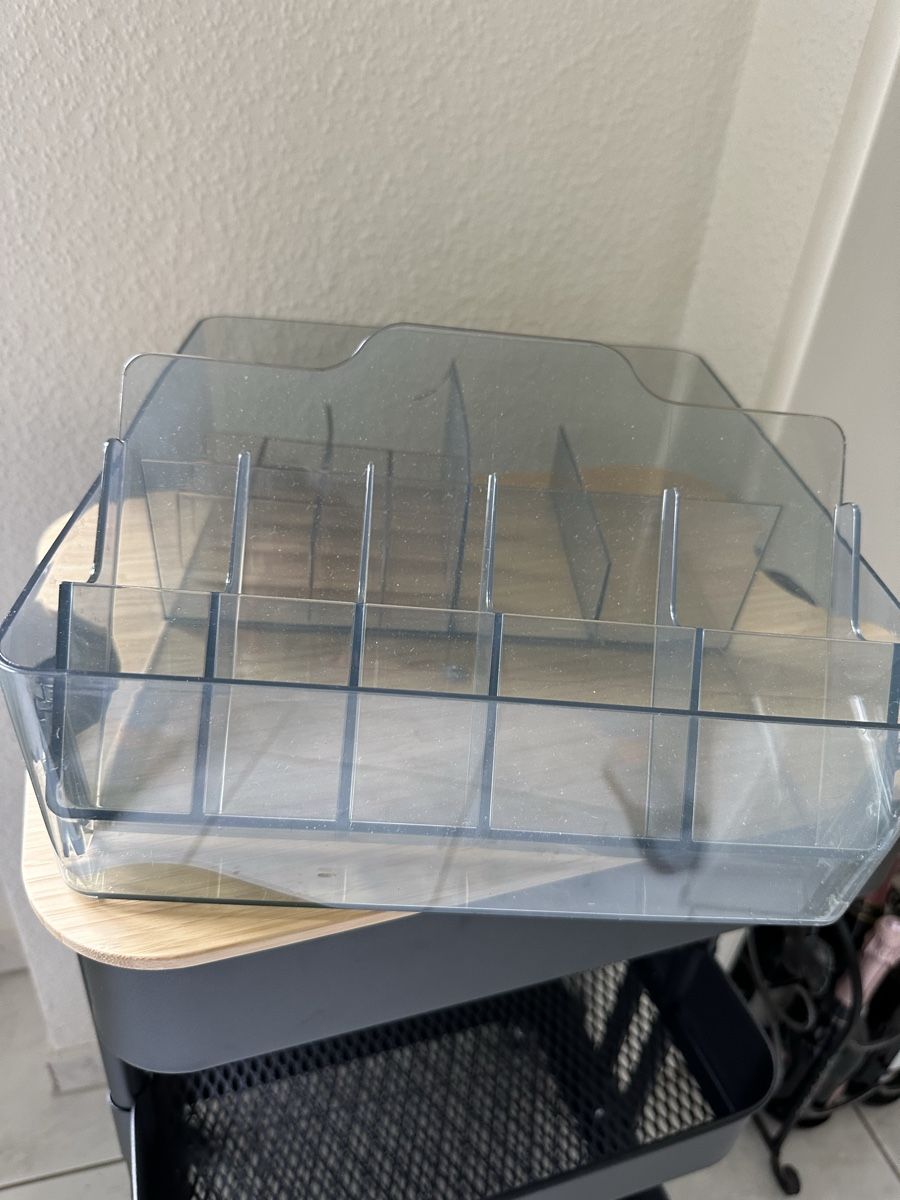 Make-up: Clear IKEA Desk Organizer Tray - Spring Office Declutter! – Usato da Zürich venduto da car_68nt 2