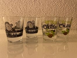 4er Set Schnapsgläser
