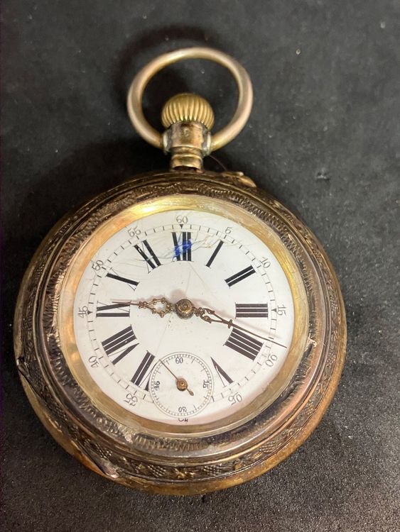Ancienne Chaîne De Montre Gousset En Argent 800 - Belle Pièce Vintage Unisexe