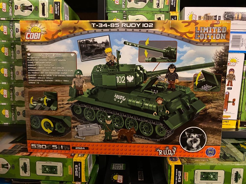 Cobi Jeux de construction: Cobi 2524 T-34/85 Rudy 102 Limited Edition (NEU) – Neuf avec emballage d'origine à St.Gallen par MedienJoe 1