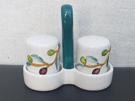 Salz und Pfeffer 2er Set Keramik Vintage Italien