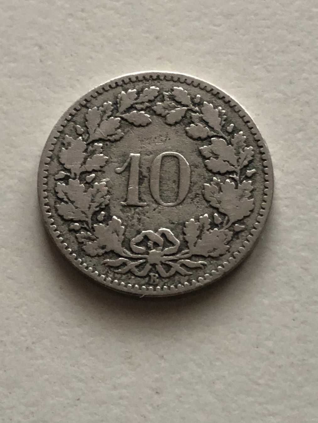 Alle Münzen: 10 Rp. 1880 – Gebraucht aus Schötz von Odpa 1