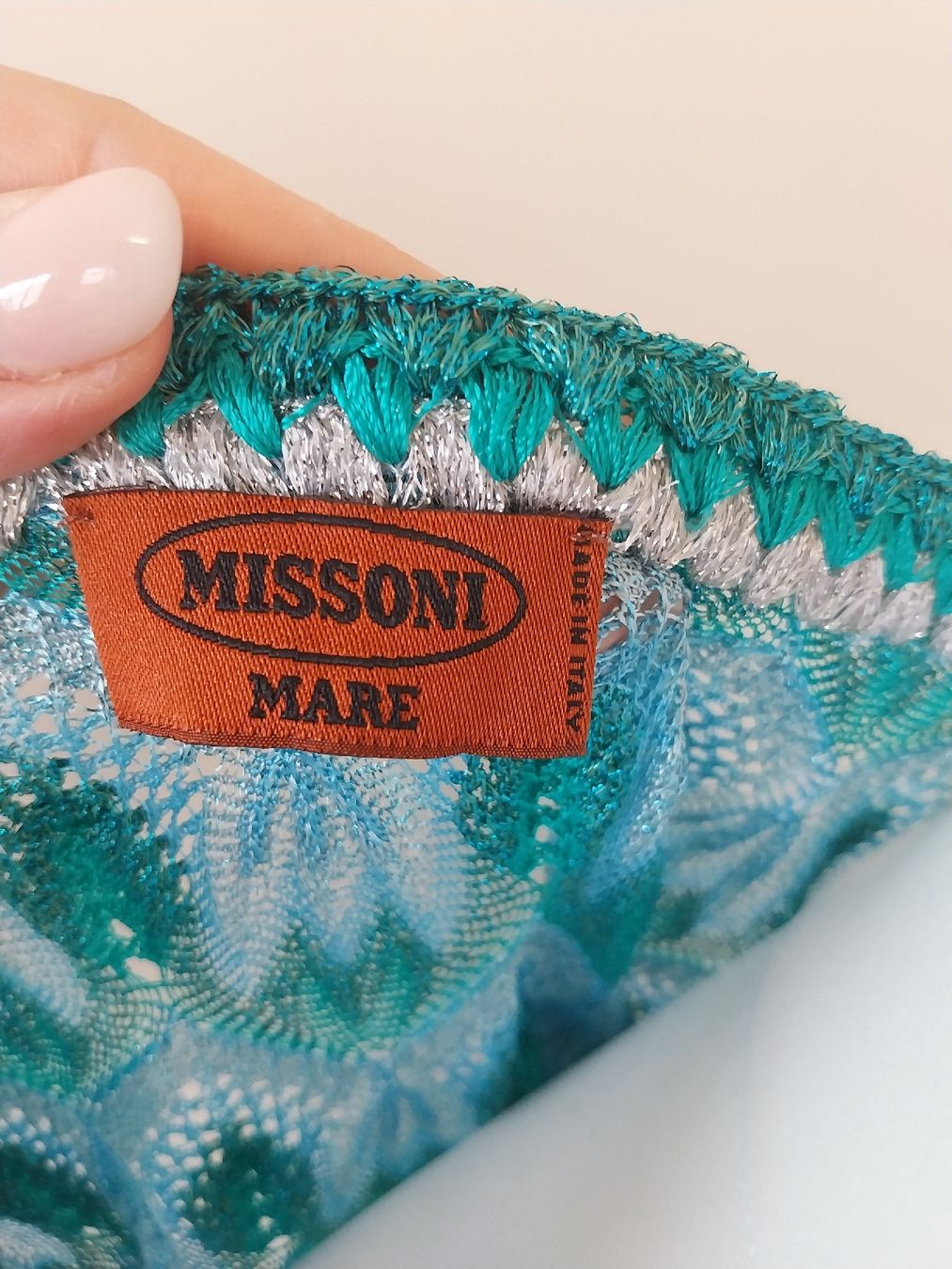 Missoni Tuniken: Missoni mare Tunika Metallic S – Neu (gemäss Beschreibung) aus Oberwil BL von A.Mohler 1