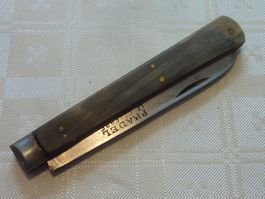 Antik Sackmesser PRADEL LE CELEBRE Hornschalen sehr fein