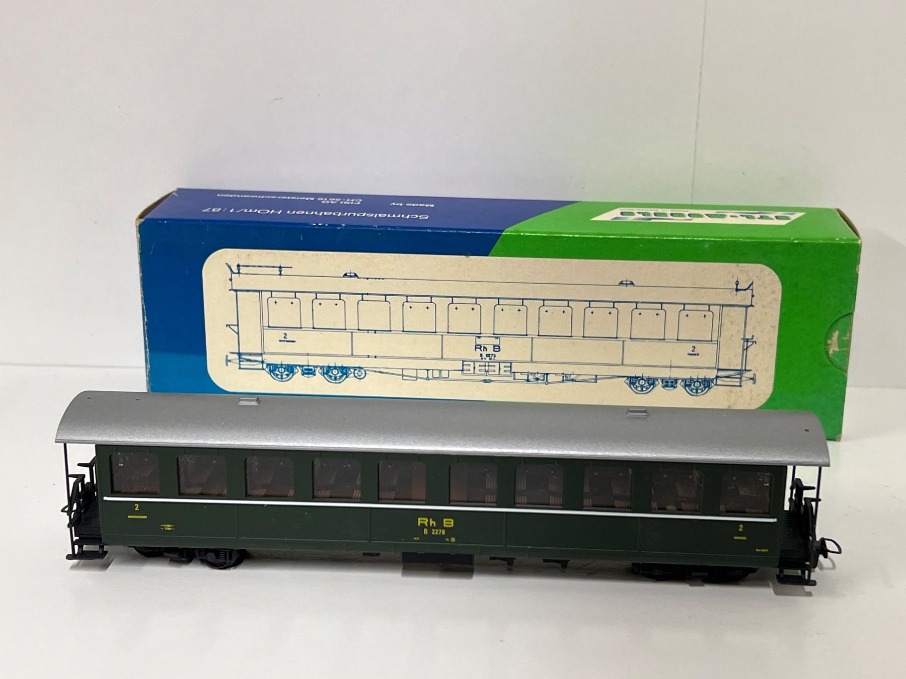 Modellini di ferrovie: STL - MODELS Rhätische Bahn B 2278  H0m – Usato da Neuenhof venduto da ludovicco 3