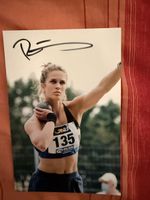 Autogrammkarte des Leichtathletik-Stars - Mareike Rösing