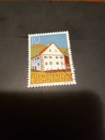 Timbre Liechtenstein 10F Bâtiment - Edition Courvoisier