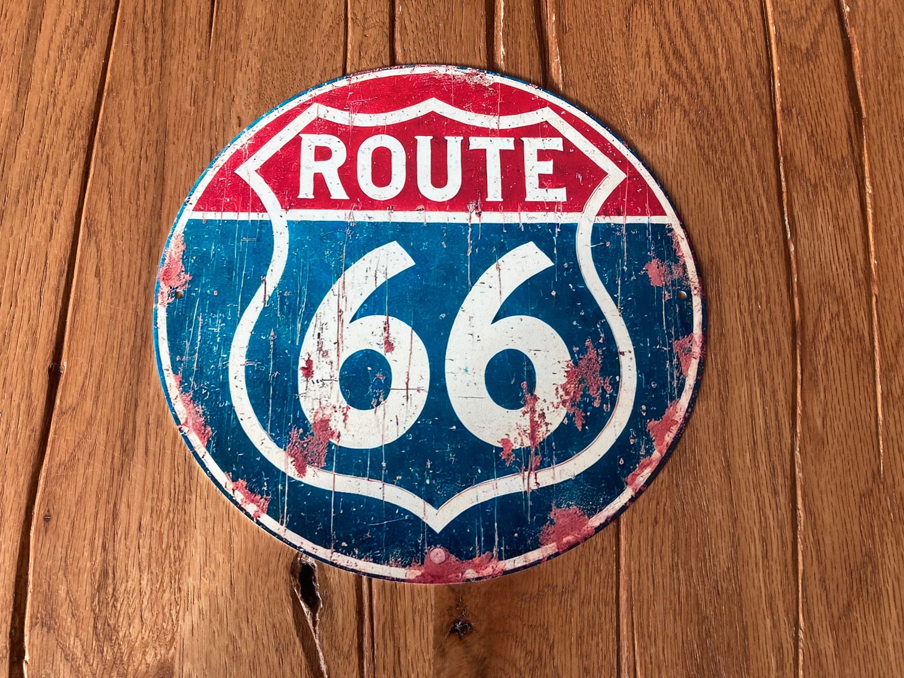 Schilder: Schönes Route 66 Blechschild – Neu und originalverpackt aus Bremgarten AG von Eurotiz 1