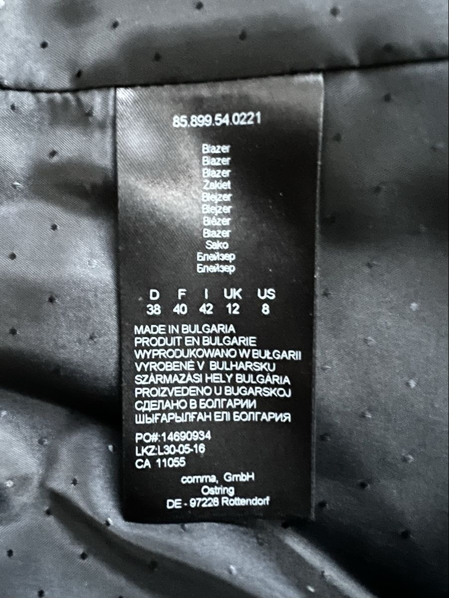 Comma Giacche: COMMA Jacke / Blazer Gr. 38 - NEU – Nuovo (secondo la descrizione) da Turgi venduto da SHK 4