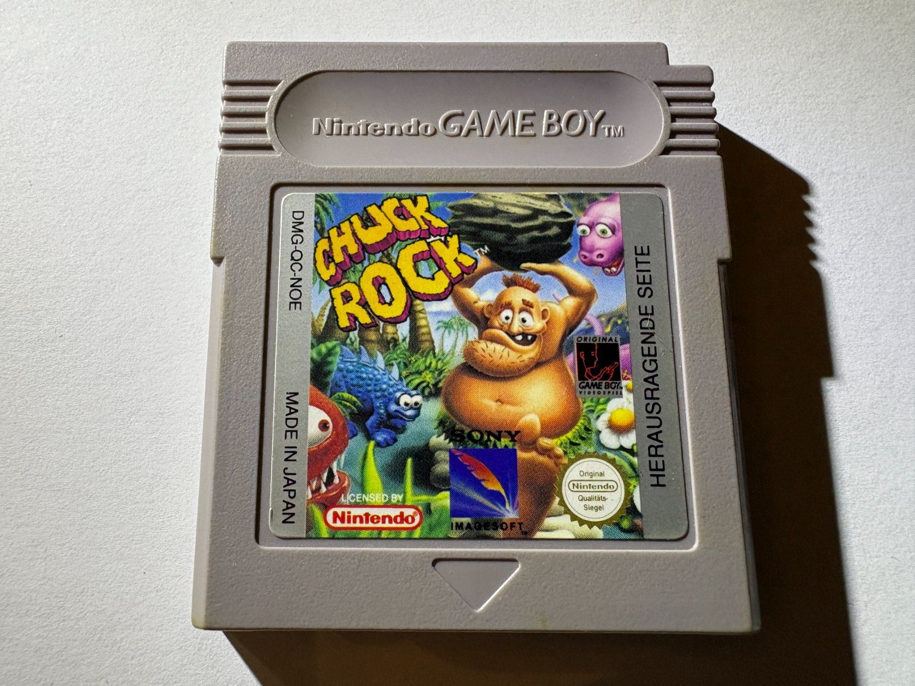 Nintendo Jeux: Chuck Rock - Nintendo Game Boy – D'occasion à Zürich par VintagePalace