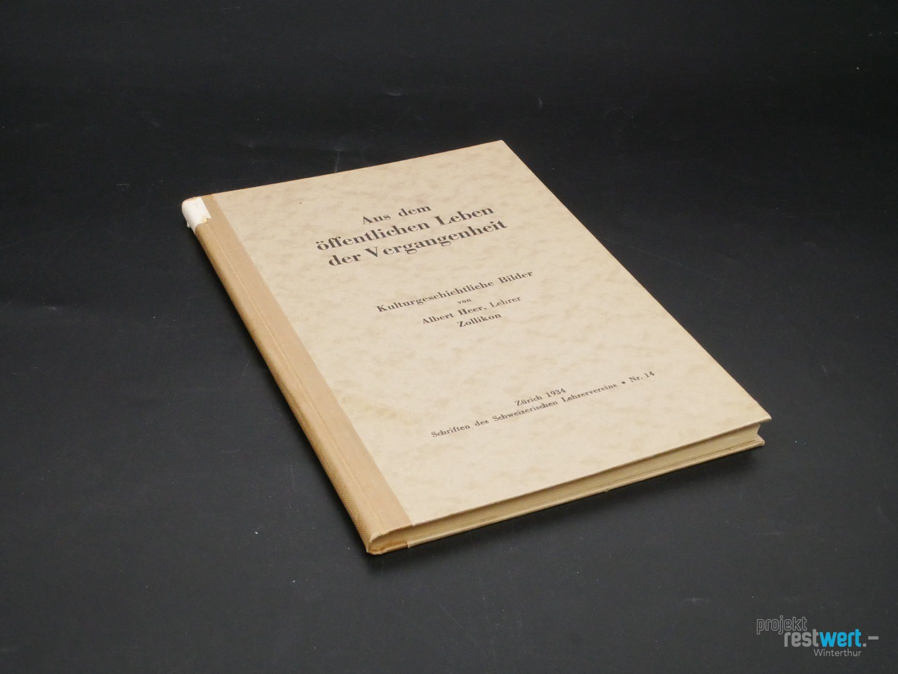 Libri: ALBERT HEER - Aus dem öffentlichen Leben – Usato da Winterthur venduto da Restwert_Winterthur