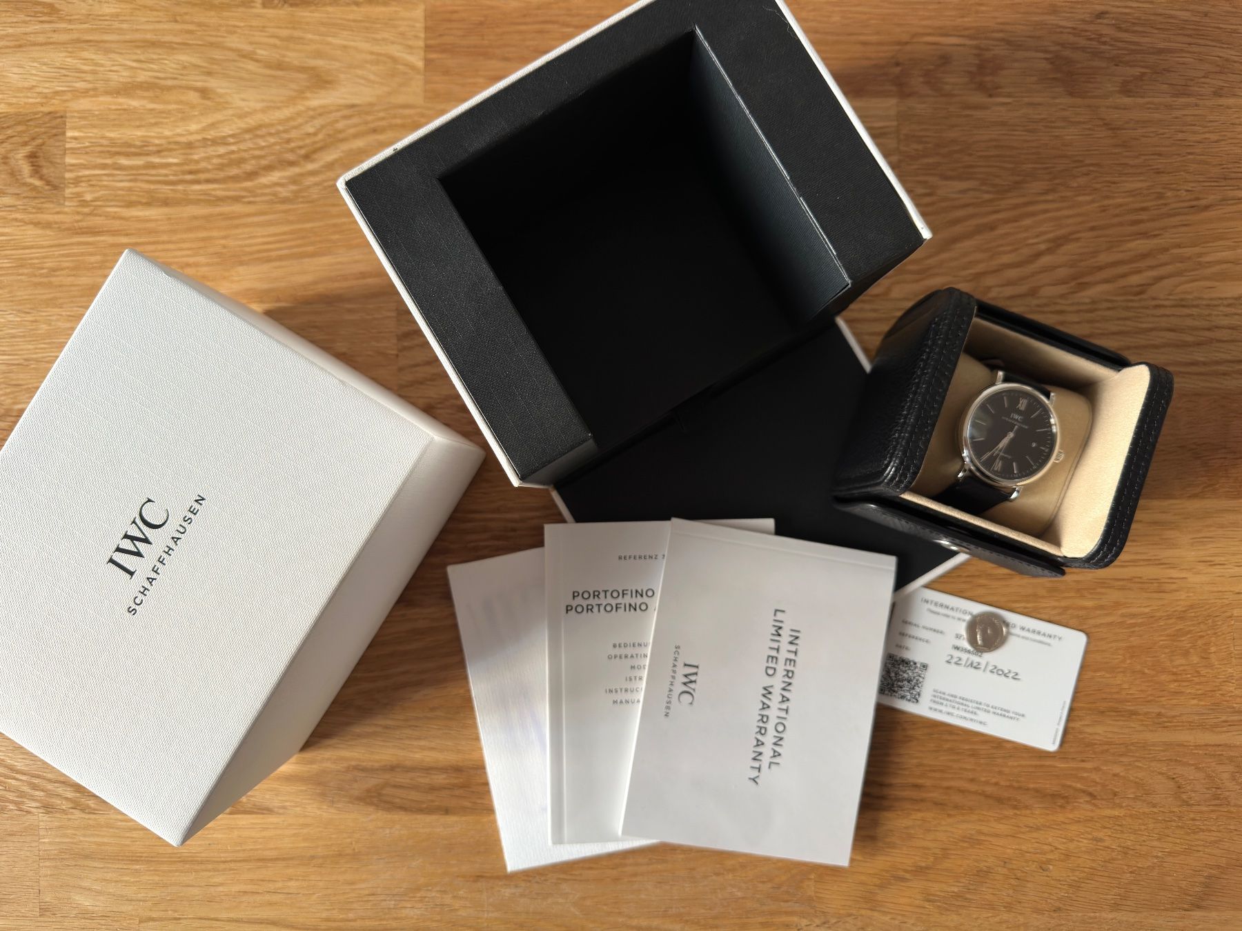 IWC Orologi: IWC Portofino Automatic 40 IW356502 Full-Set – Usato da Matten b. Interlaken venduto da cour13 9