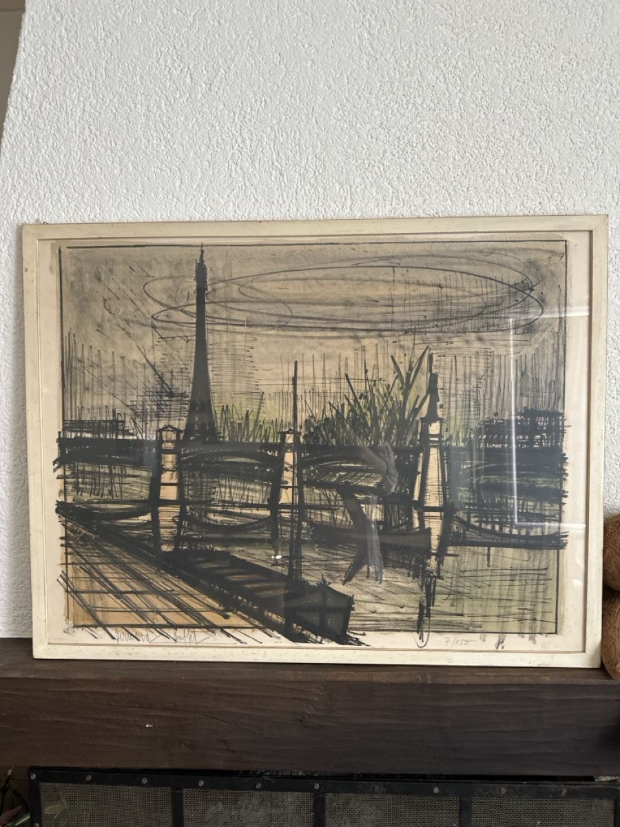 Grafica & Litografie: Original Litho Bernard Buffet, handsigniert – Usato da Frauenfeld venduto da aluma14 1
