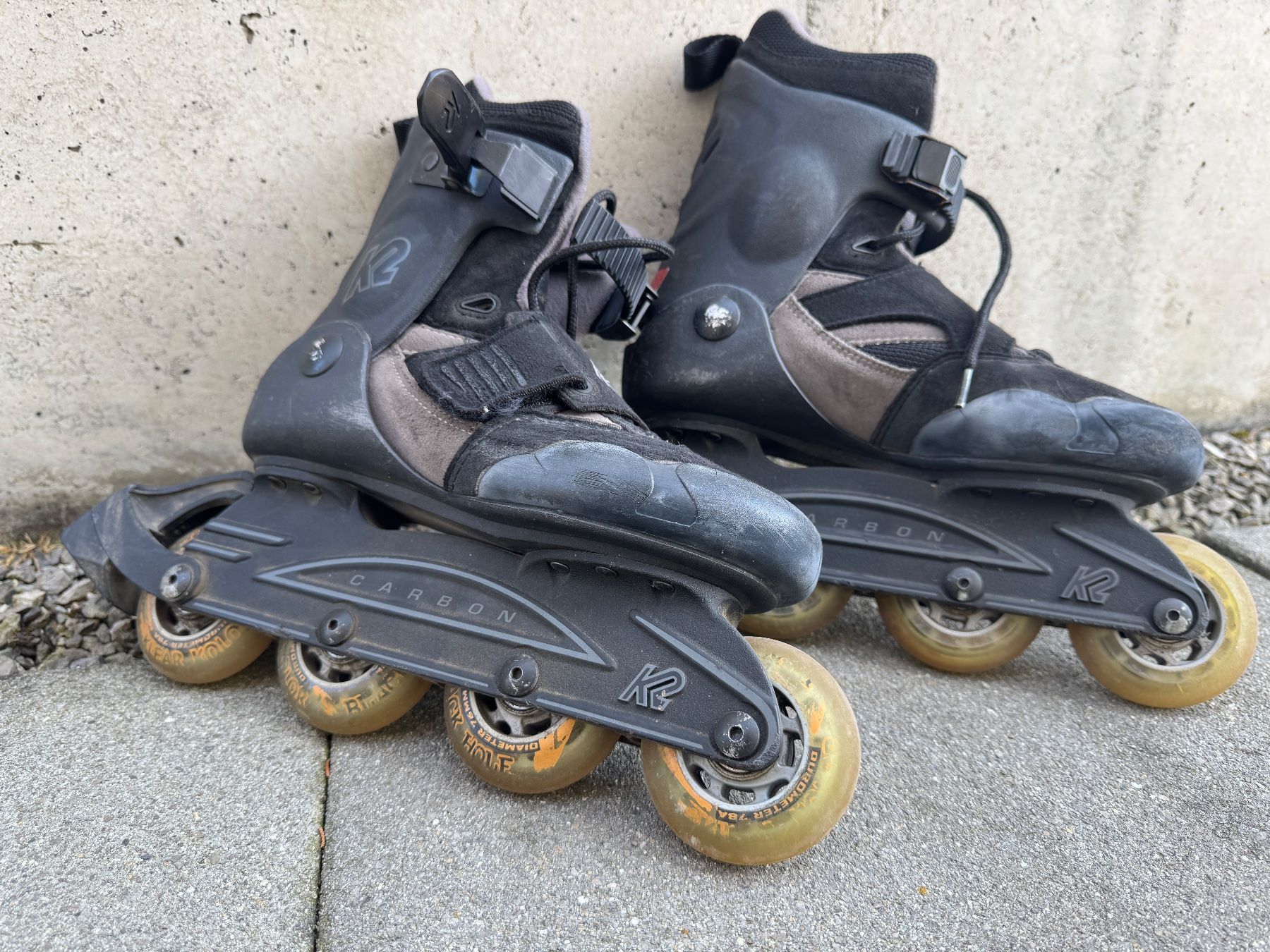 K2 Pattini in linea & Pattini a rotelle: K2 Black Magic Inlineskates, Grösse 39 – Usato da Oberkirch LU venduto da Simba03