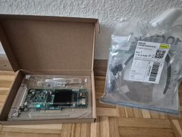 LSI 2008-8i (PCIE to SATA) plus SFF-8087 to 4Sata 0.5m