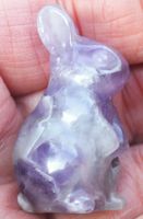 Deko - Heilstein - X-722 – Hase – Traum Amethyst – ca. 4cm