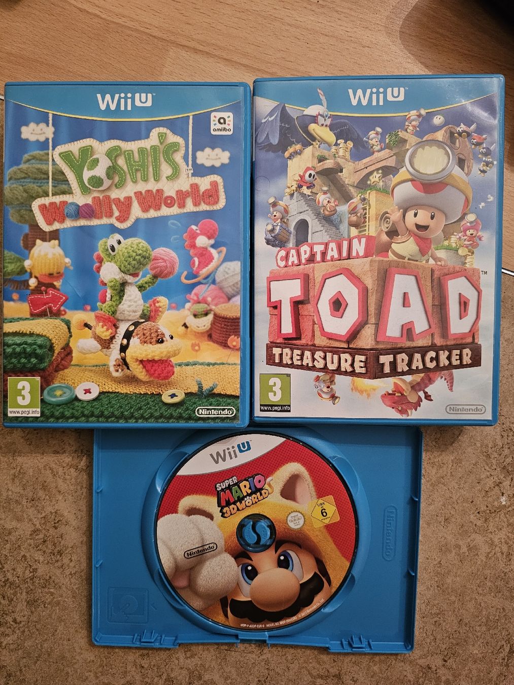 Nintendo Spiele: 3x Nintendo Wii U Spiele Bundle – Gebraucht aus Seuzach von hwulf