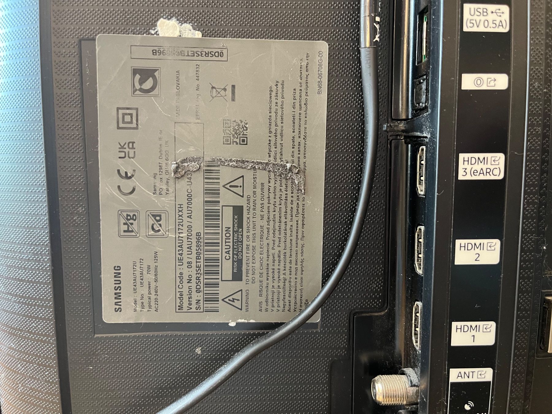 Fernseher: Samsung UE43AU7172U – Gebraucht aus Zürich von geritor 2