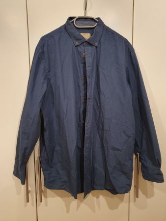 Hemd blau mit Punkten Gr. XXL Reward