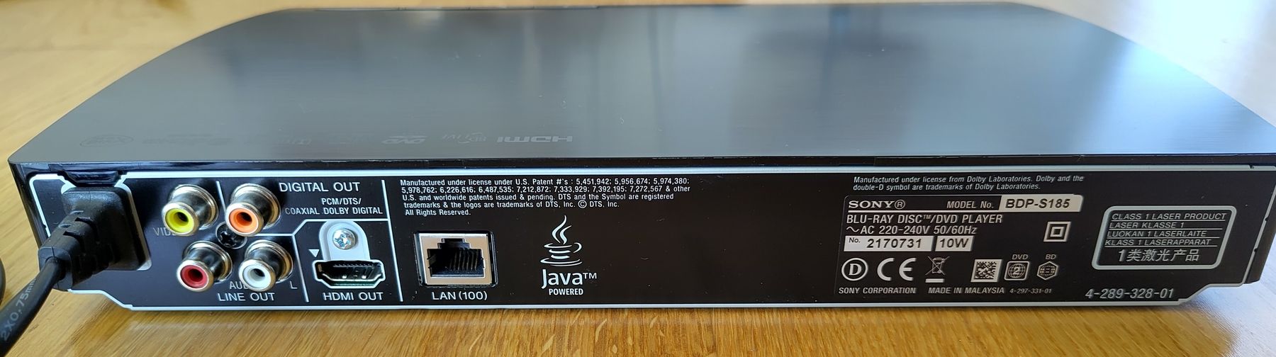 Sony Audio- & Mediensysteme: Blue-ray / DVD Player von Sony – Gebraucht aus Luzern von felixet 2