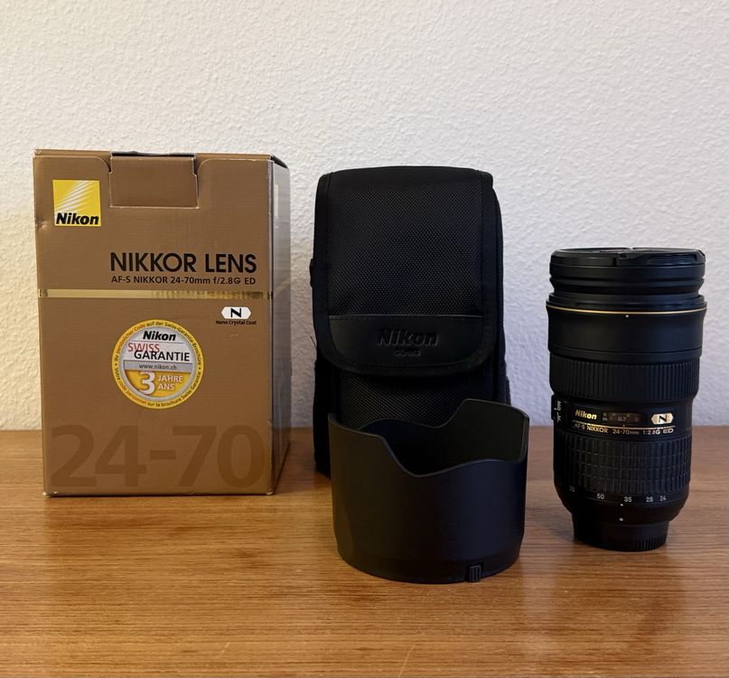Nikon AF-S NIKKOR 24–70mm f/2.8G ED – Top Zustand (Neuf (Voir ...