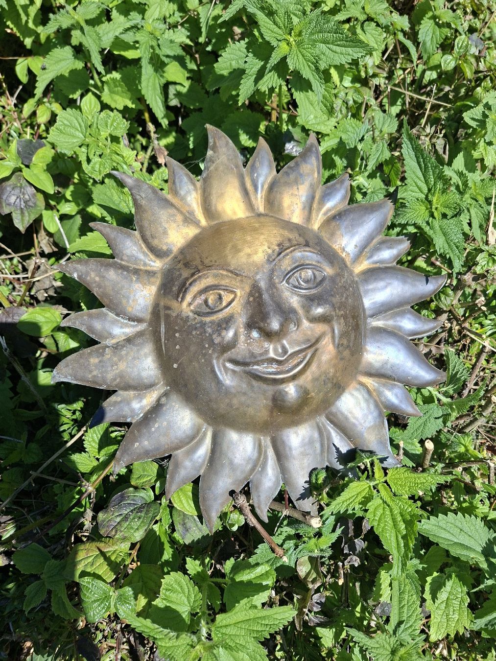 Alle Dekorationen: Fröhliche Messing  "Sonne"  – Gebraucht aus Ipsach von jpbo 6