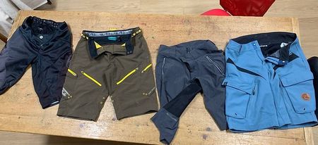 Shorts vtt différents marques